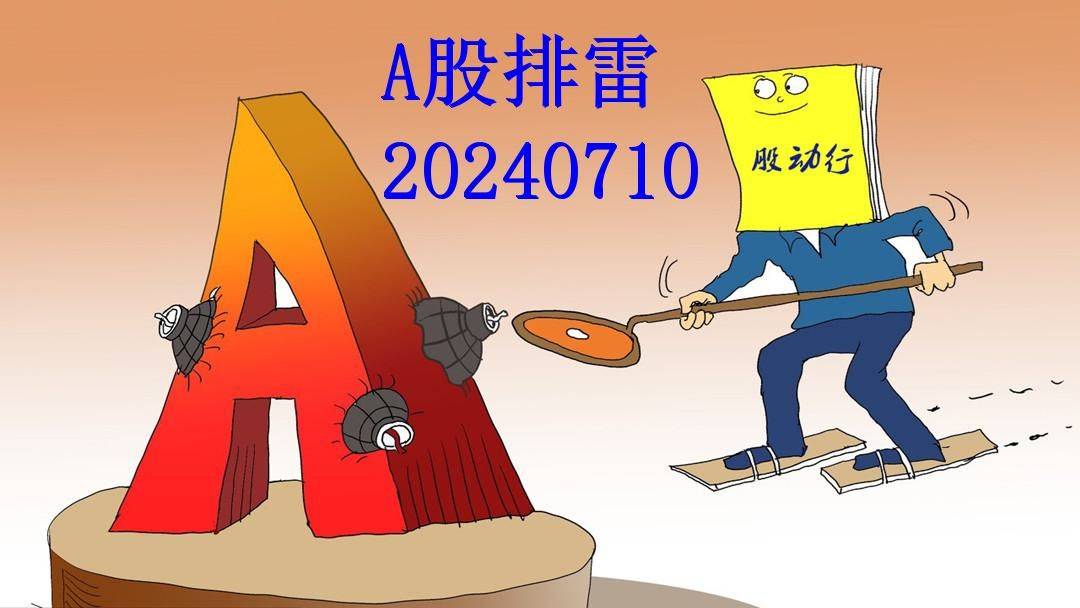 A股排雷0710：中衡设计、清新环境收函，方正电机索赔中被谴责